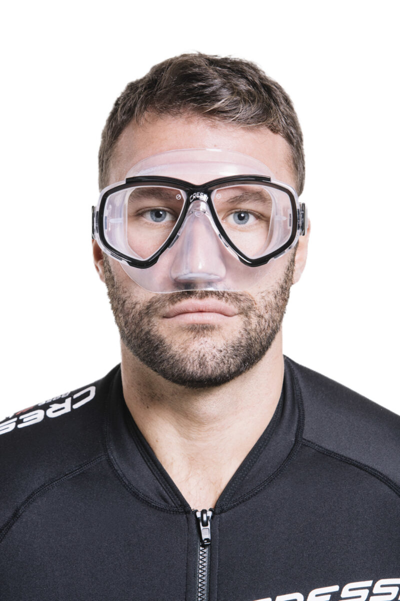 Cressi PERLA MASK CLEAR/BLACK - Image 2