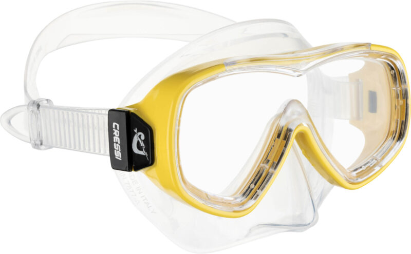 Cressi PIUMETTA KID MASK SIL/FRAME YELLOW - Image 4