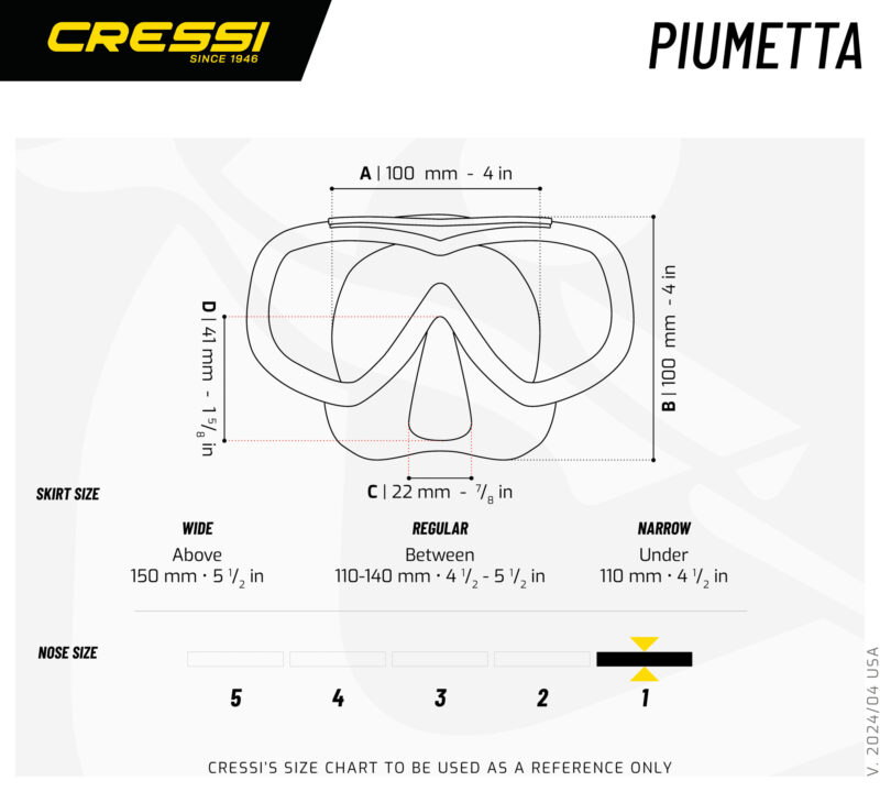 Cressi PIUMETTA KID MASK SIL/FRAME BLUE - Image 5