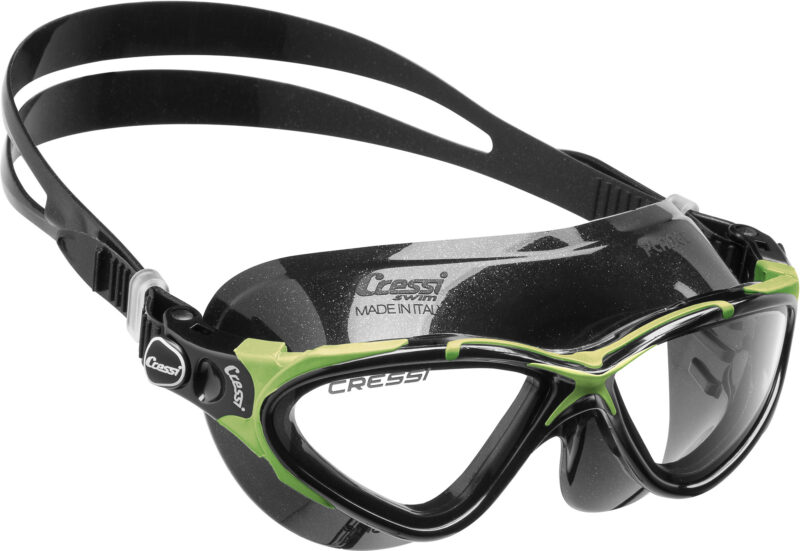 Cressi PLANET GOGGLES SIL BLACK/FRAME LIME BLACK - Image 2