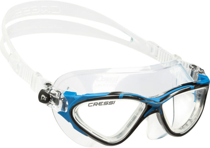 Cressi PLANET GOGGLES SIL CLEAR/FRAME BLUE BLACK - Image 2