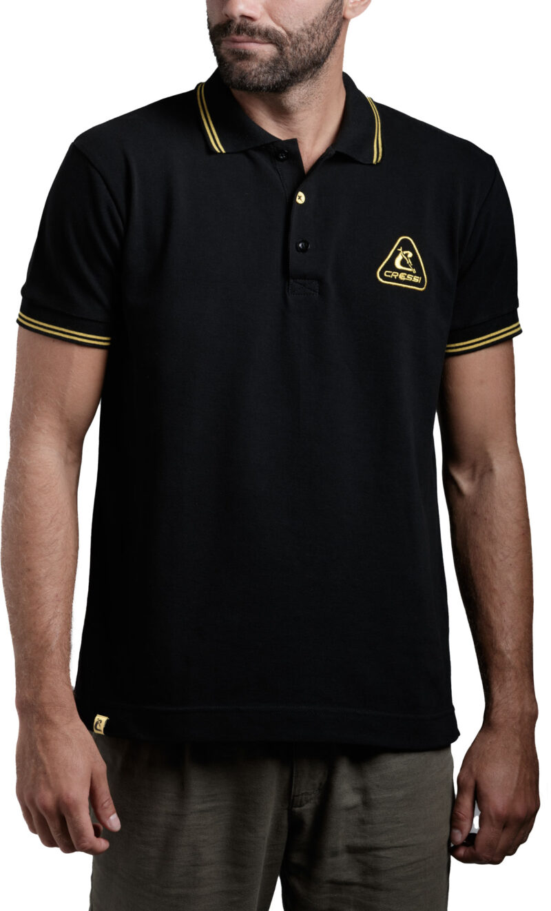 Cressi CRESSI POLO MAN BLACK/YELLOW 2XL - Image 3