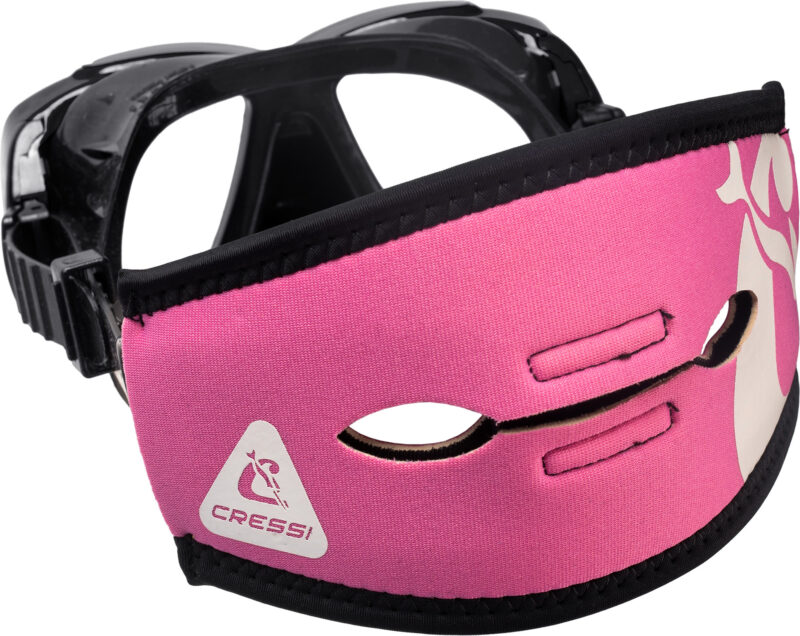 Cressi PONY TAIL NEO MASK STRAP COVER - PINK/WHITE - Image 4