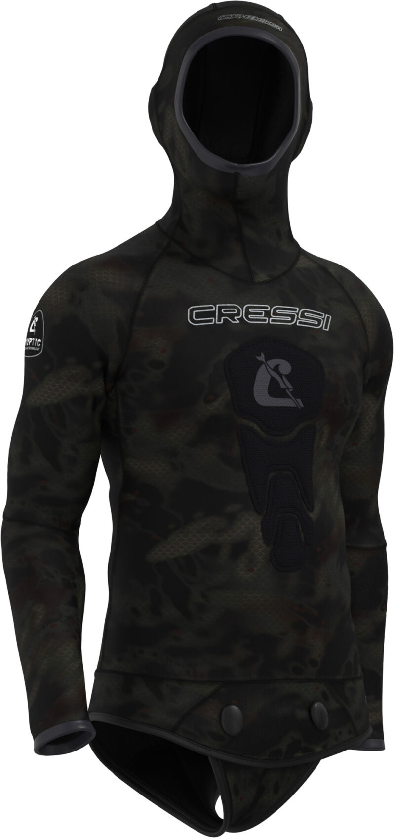 Cressi POSIDONIA JACKET WETSUIT CAMOU 5mm M/3 - Image 3