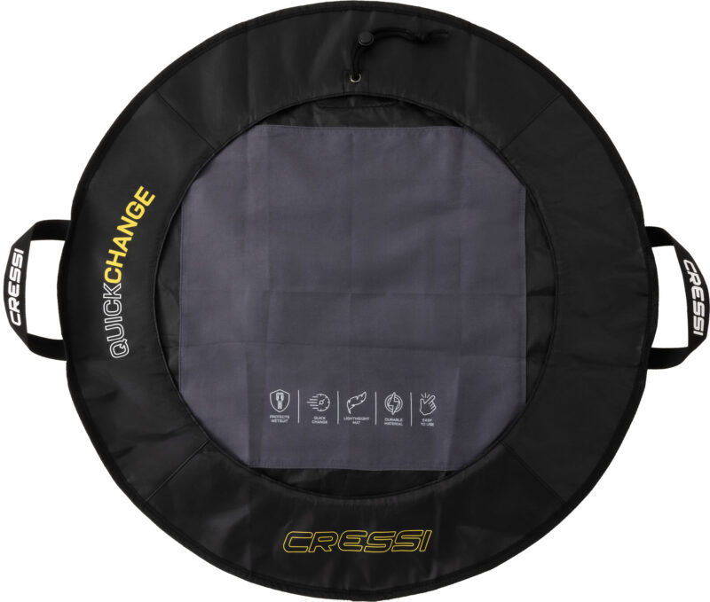 Cressi QUICKCHANGING MAT BLACK/YELLOW - Image 4