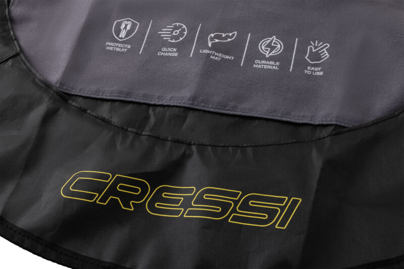 Cressi QUICKCHANGING MAT BLACK/YELLOW - Image 9