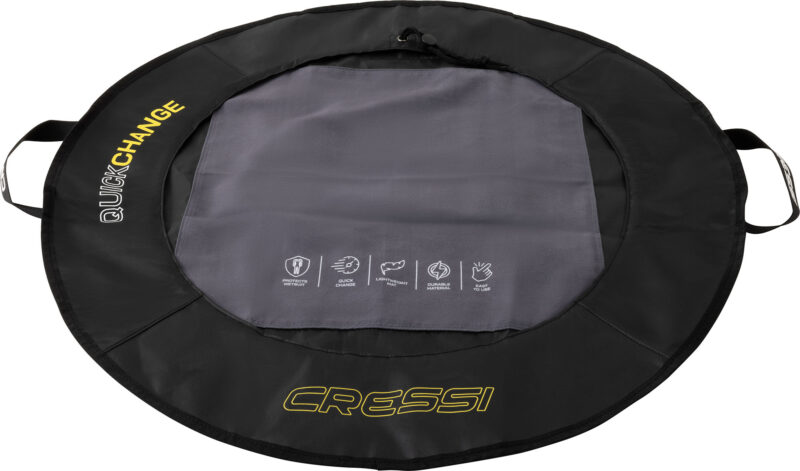 Cressi QUICKCHANGING MAT BLACK/YELLOW - Image 3