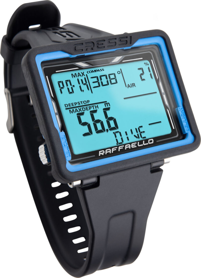 Cressi RAFFAELLO DIVING COMPUTER BLACK/BLUE - Image 7