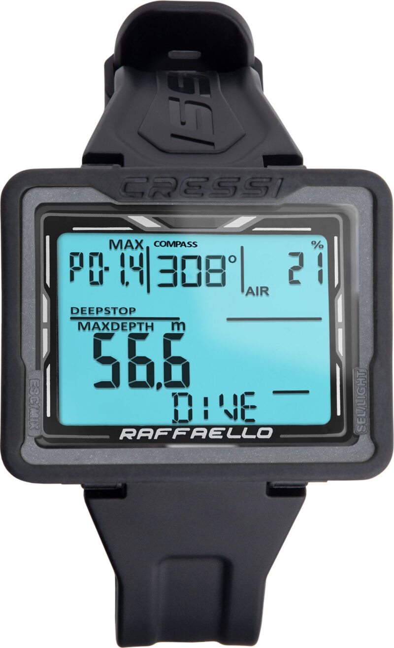 Cressi RAFFAELLO DIVING COMPUTER BLACK/GREY