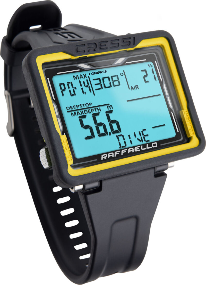 Cressi RAFFAELLO DIVING COMPUTER BLACK/YELLOW - Image 7