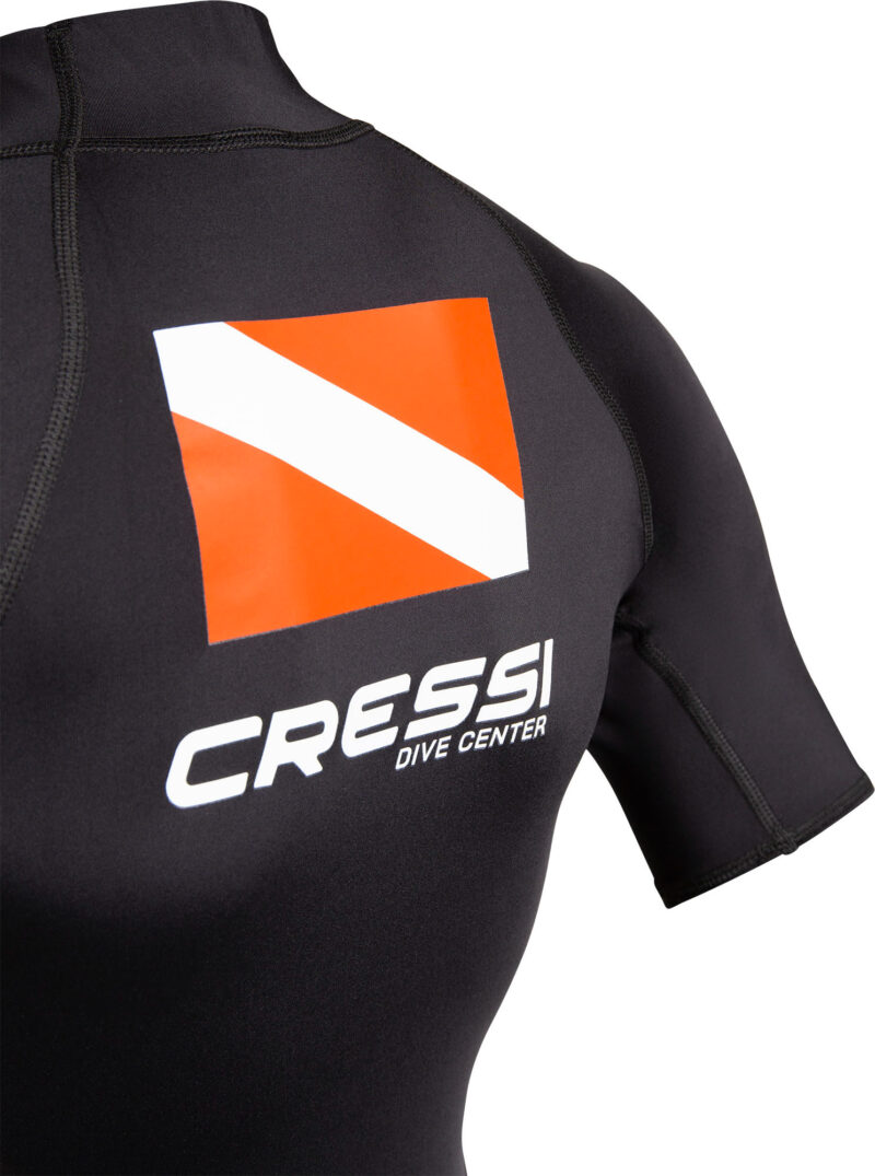 Cressi DIVE CENTER LADY RASH GUARD SHORT/SL BLACK S/2(38) - Image 6