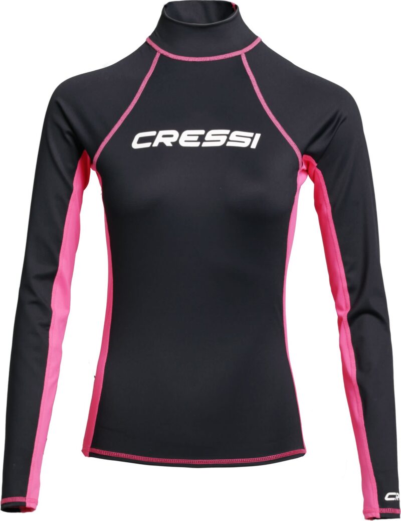 Cressi RASH GUARD LADY LONG/SL BLACK/PINK L/4 (42) - Image 9