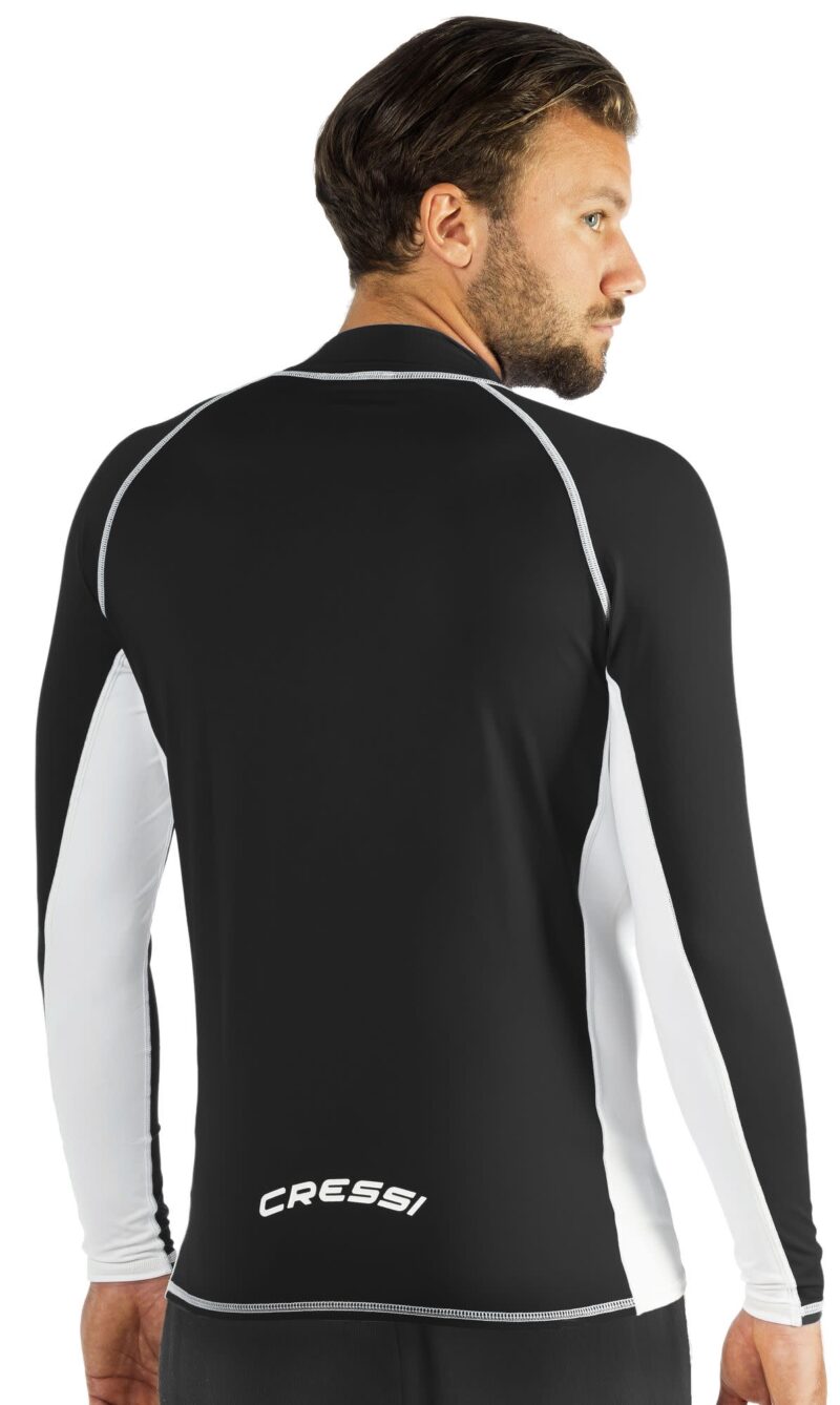 Cressi RASH GUARD MAN LONG/SL BLACK/WHITE XXL/6 (56) - Image 2