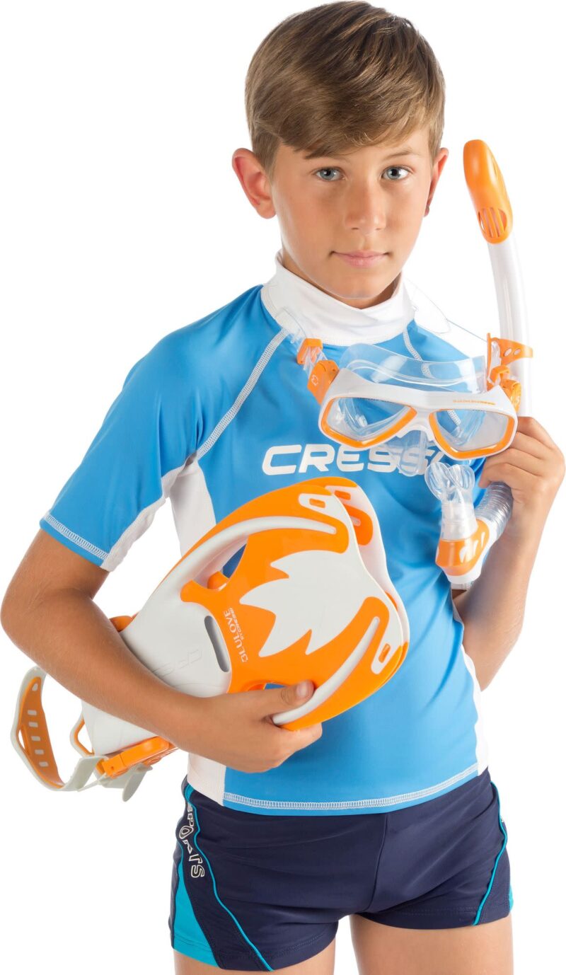 Cressi RASH GUARD JR SHORT/SL BLUE Y 10-11 - Image 5