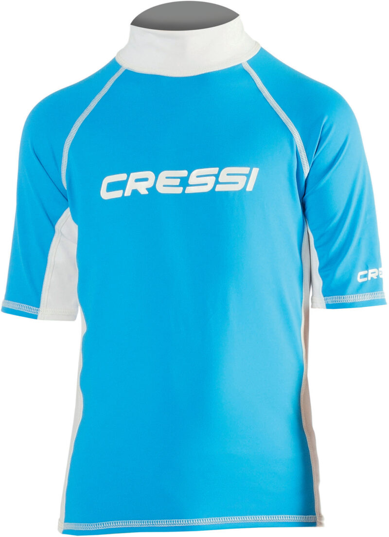 Cressi RASH GUARD JR SHORT/SL BLUE Y 10-11 - Image 2