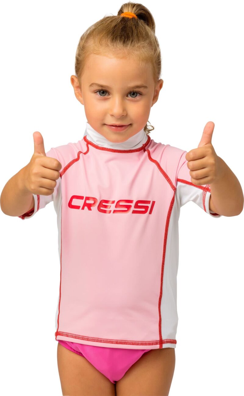 Cressi RASH GUARD JR SHORT/SL PINK Y 10-11