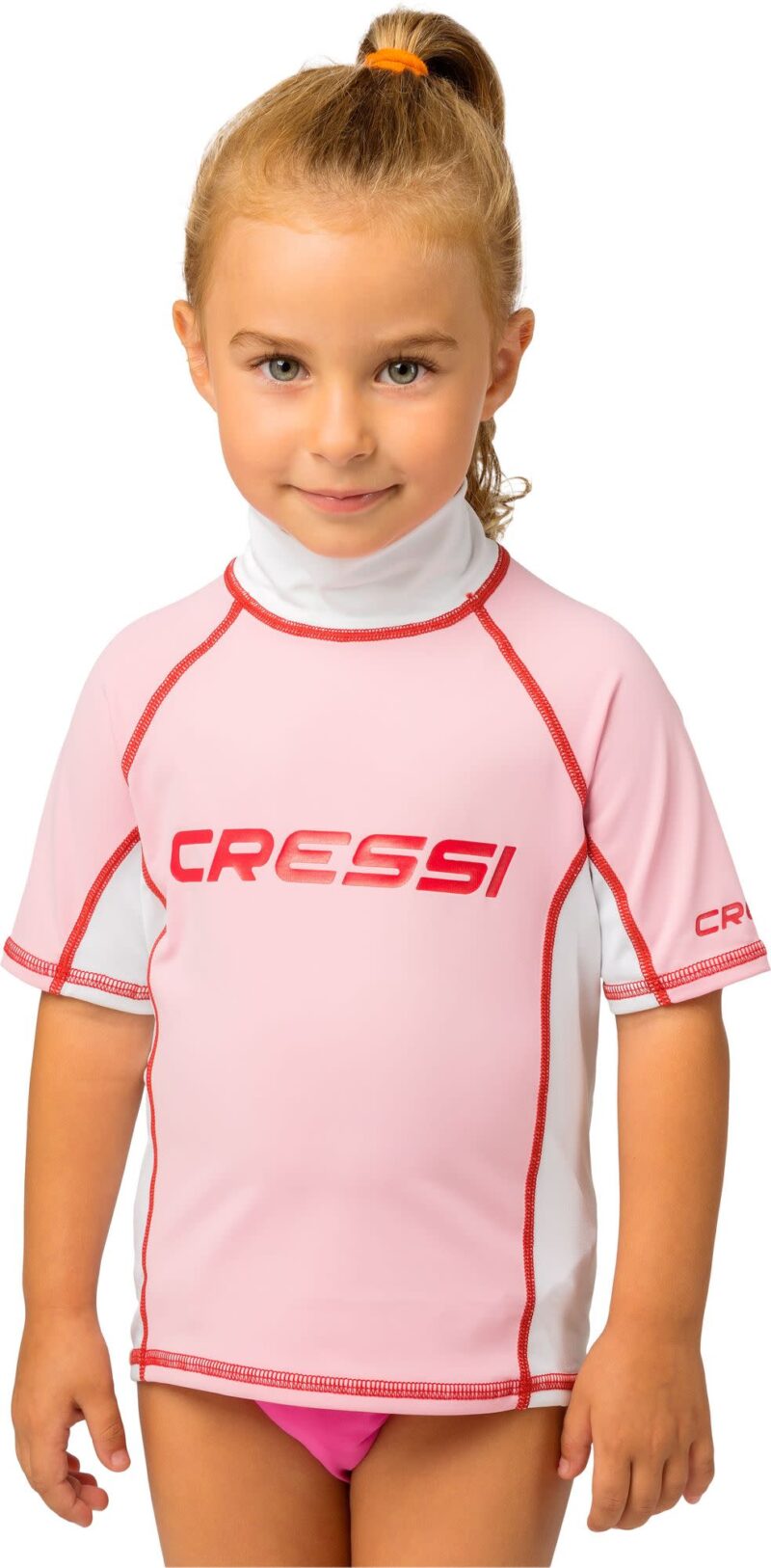 Cressi RASH GUARD JR SHORT/SL PINK Y 10-11 - Image 4