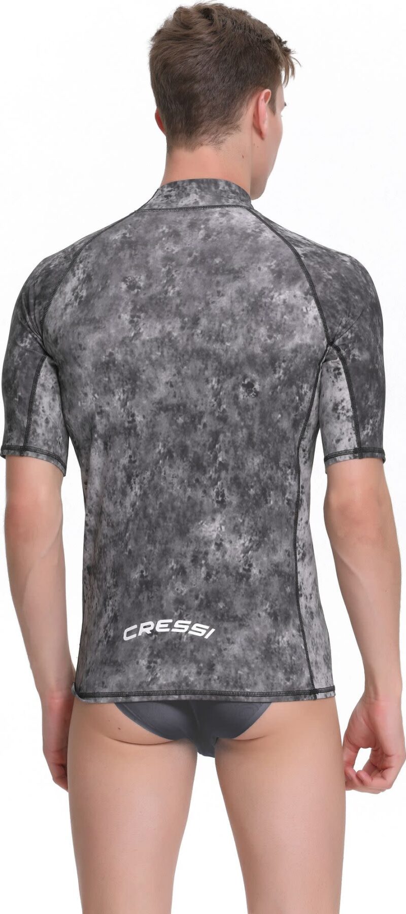Cressi RASH GUARD MAN SHORT/SL CAMOUFLAGE BLACK/GREY M/3 (50) - Image 9