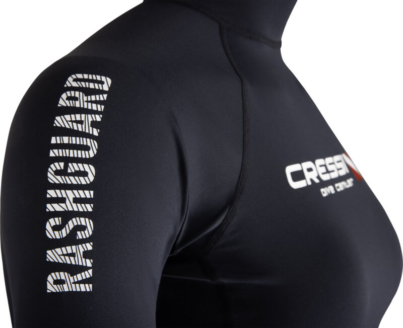 Cressi DIVE CENTER LADY RASH GUARD LONG/SL BLACK L/4 (42) - Image 2