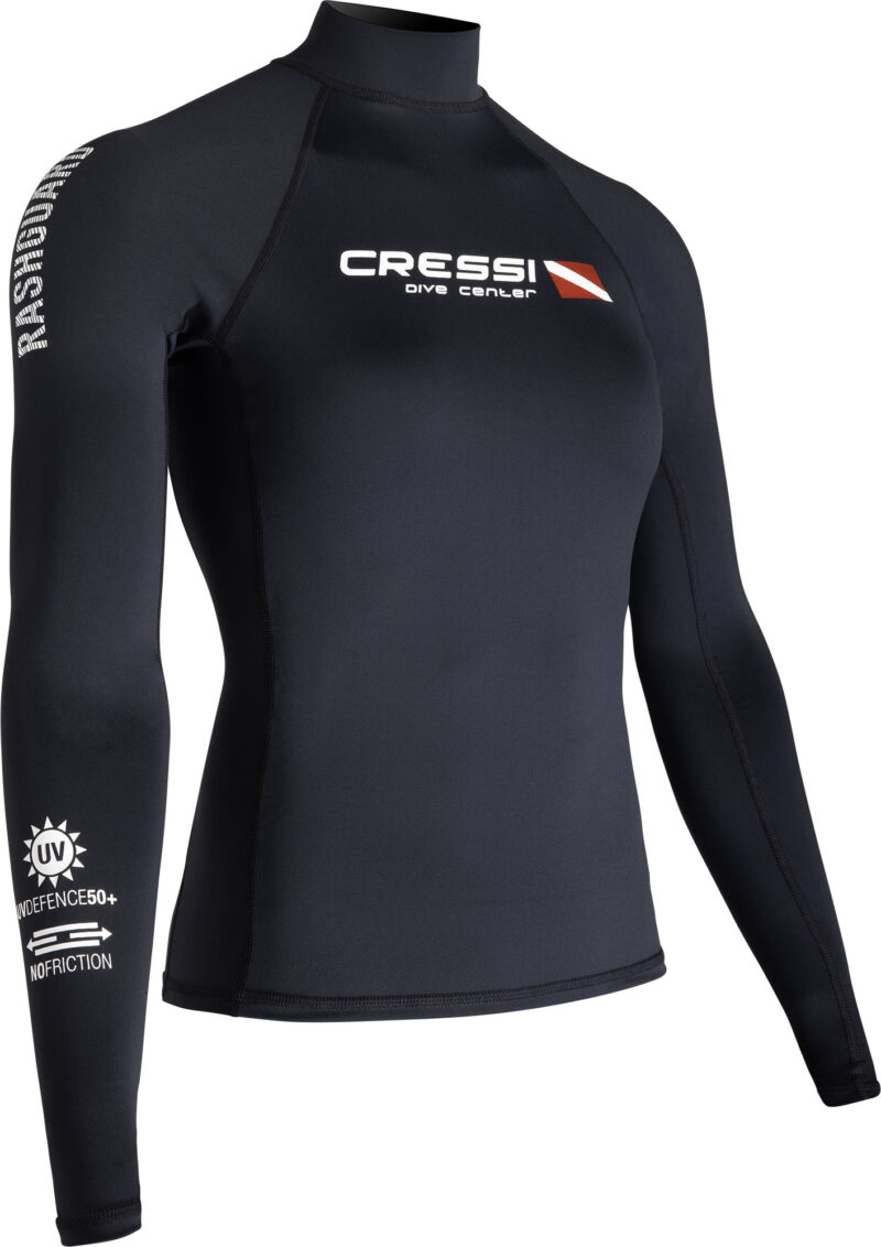 Cressi DIVE CENTER LADY RASH GUARD LONG/SL BLACK L/4 (42)