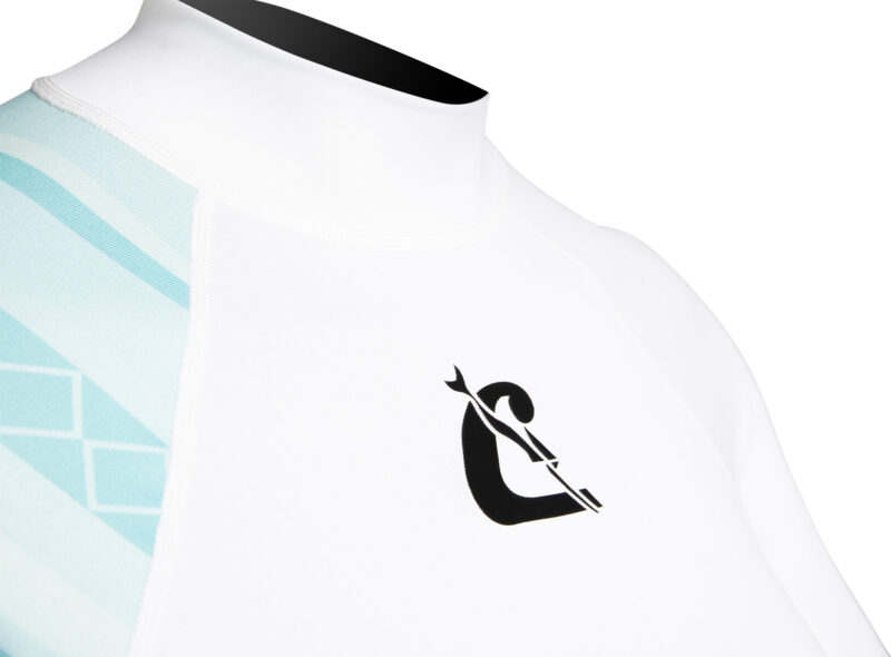 Cressi SHIELD LADY RASH GUARD SHORT/SL WHITE/AQUAMARINE 2XL/6 - Image 7