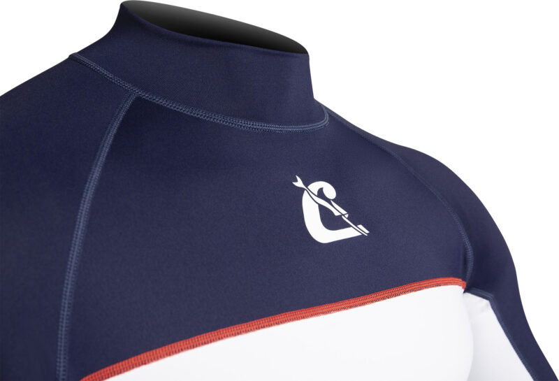 Cressi SHIELD MAN RASH GUARD SHORT/SL WHITE/BLUE M/3 - Image 8
