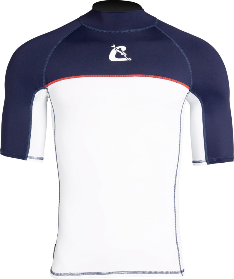 Cressi SHIELD MAN RASH GUARD SHORT/SL WHITE/BLUE M/3 - Image 6