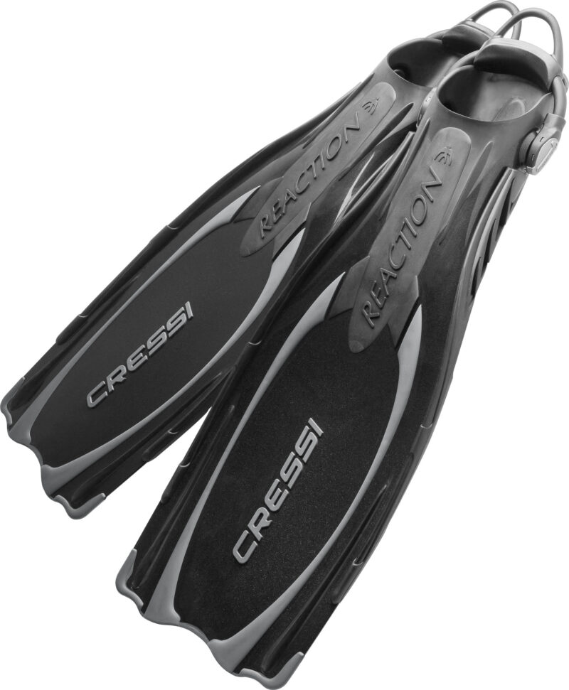Cressi REACTION EBS FINS BLACK/SILVER M/L (8/9) - Image 3