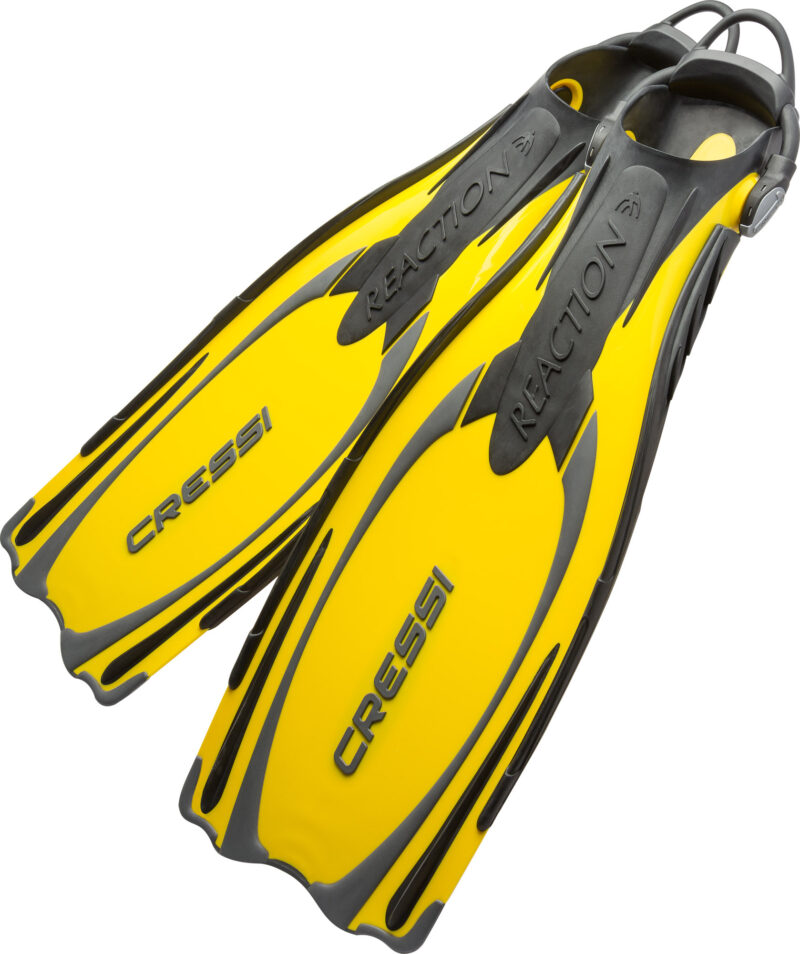 Cressi REACTION EBS FINS YELLOW/SILVER L/XL (10/11) - Image 5