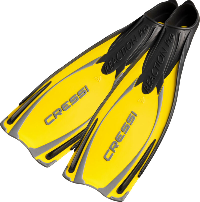 Cressi REACTION PRO FINS YELLOW/SILVER 44/45 (10/11)