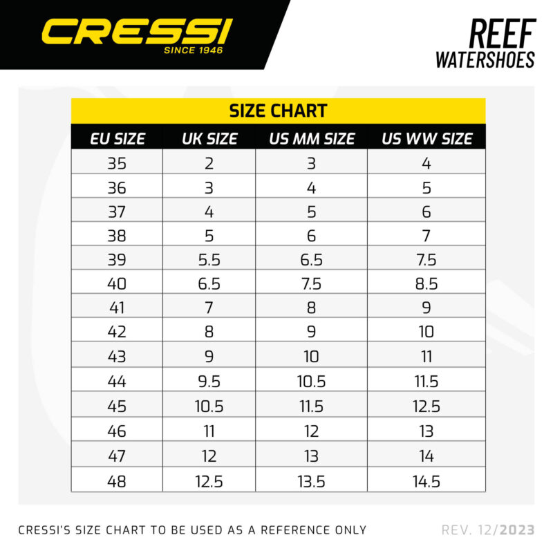 Cressi REEF SHOES BLACK 38 - Image 2