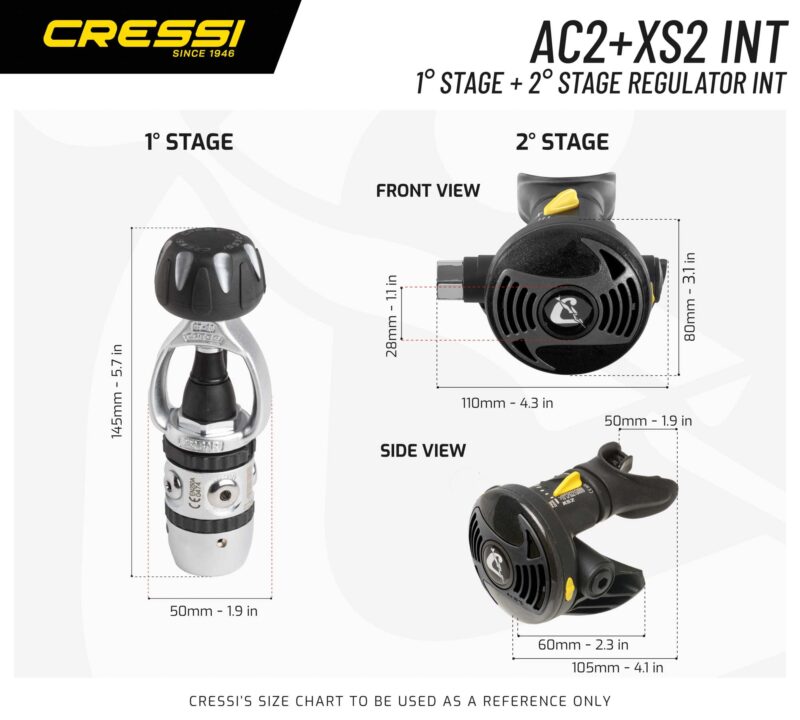 Cressi AC2/XS2 REGULATOR INT