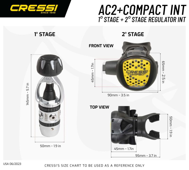 Cressi AC2/COMPACT REGULATOR INT - Image 2