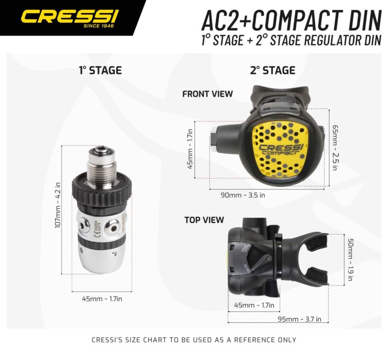 Cressi AC2/COMPACT REGULATOR DIN - Image 2