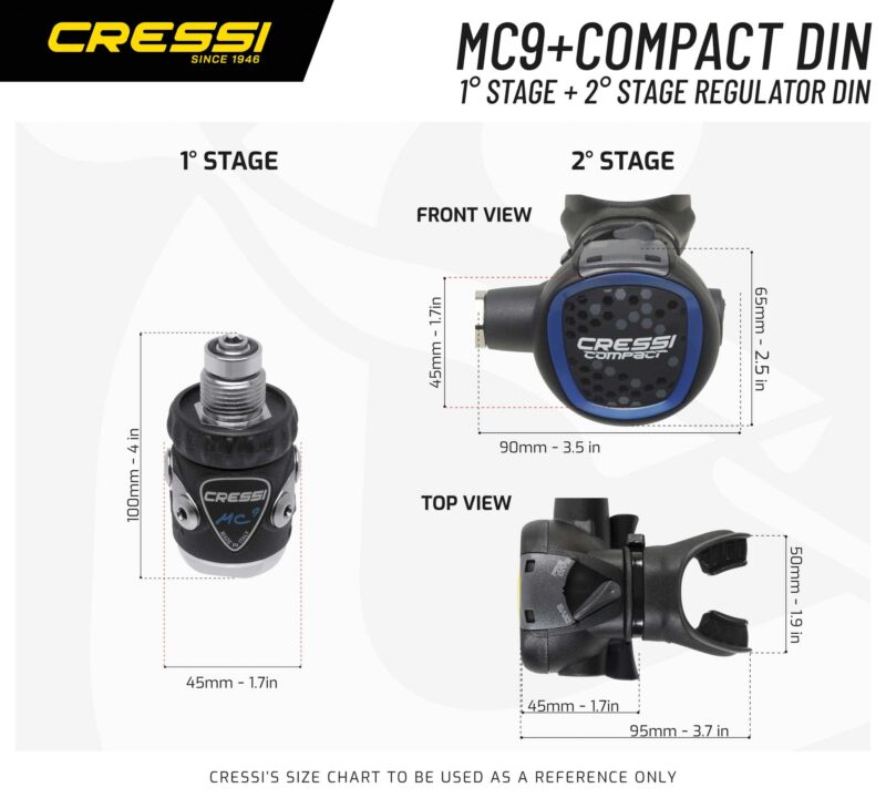 Cressi MC9/XS COMPACT REGULATOR DIN - Image 2
