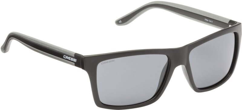 Cressi RIO SUNGLASSES BLACK/DARK GREY LENS