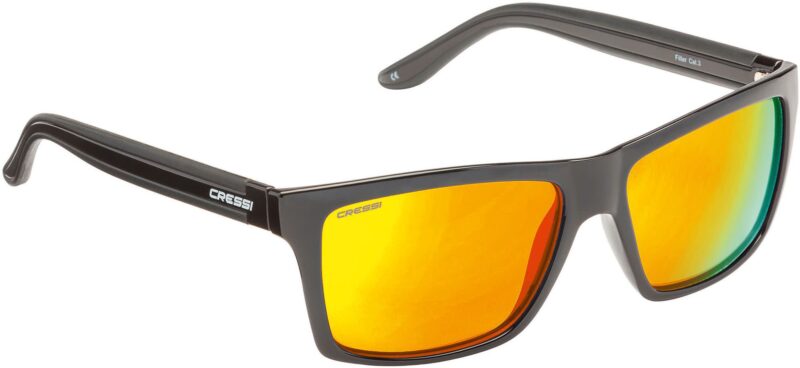 Cressi RIO SUNGLASSES BLACK/YELLOW LENS - Image 2