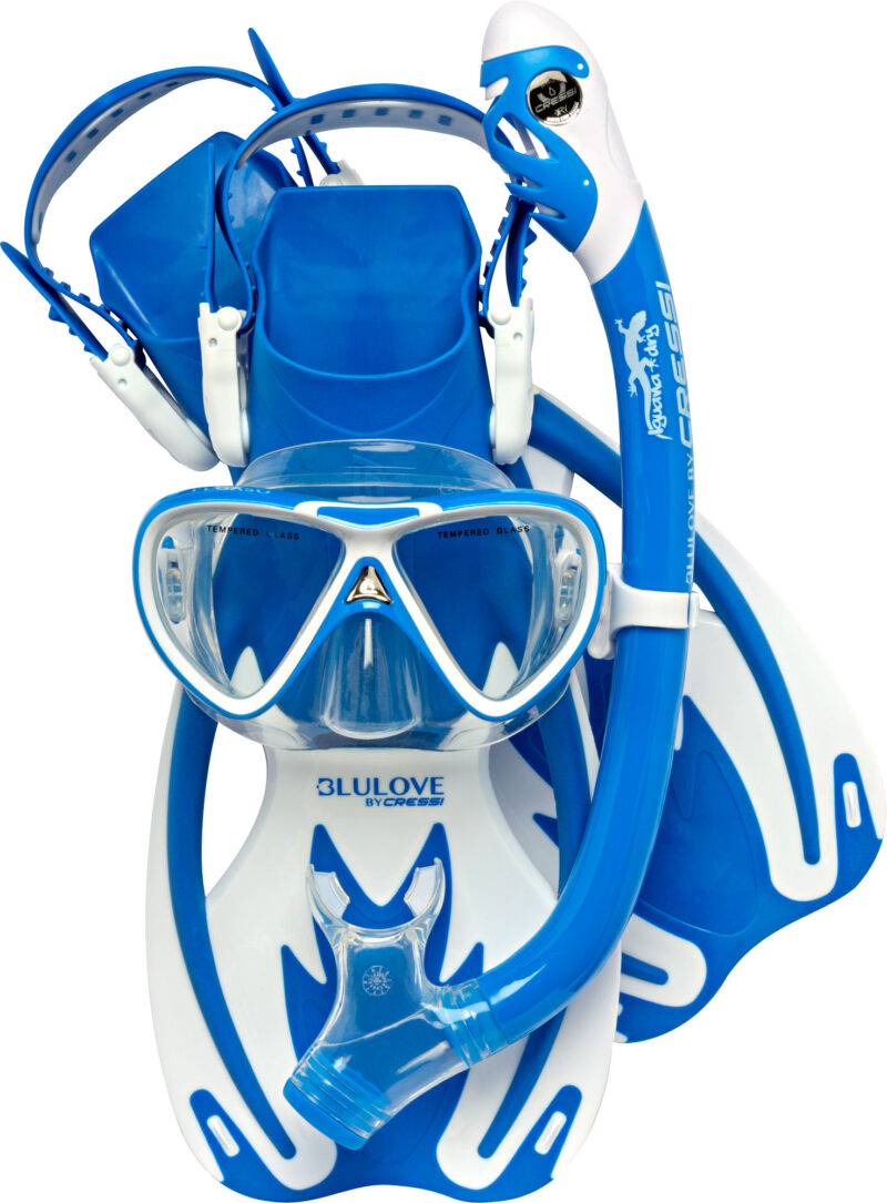 Cressi C/SET ROCKS DRY BLUE/WHITE L/XL - Image 2