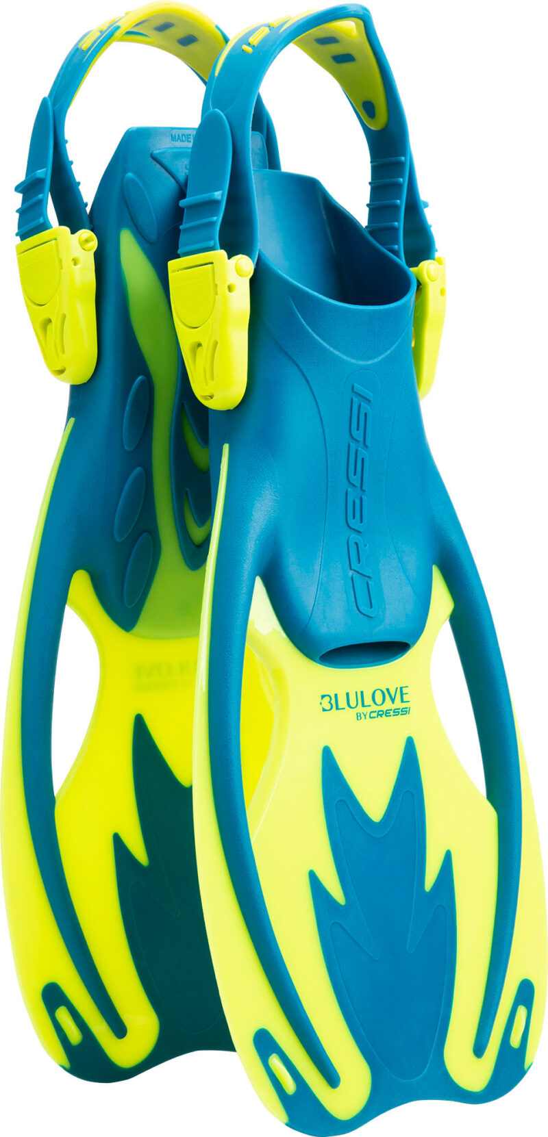 Cressi ROCKS KID FINS BLUE/YELLOW L/XL (13K/5Y) - Image 3
