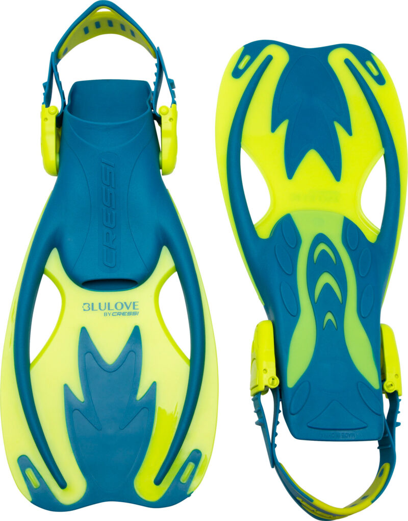 Cressi ROCKS KID FINS BLUE/YELLOW L/XL (13K/5Y) - Image 9
