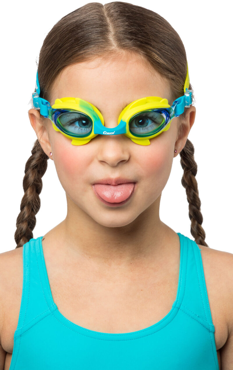 Cressi SEAHORSE KID GOGGLES GREEN/AZURE - Image 3