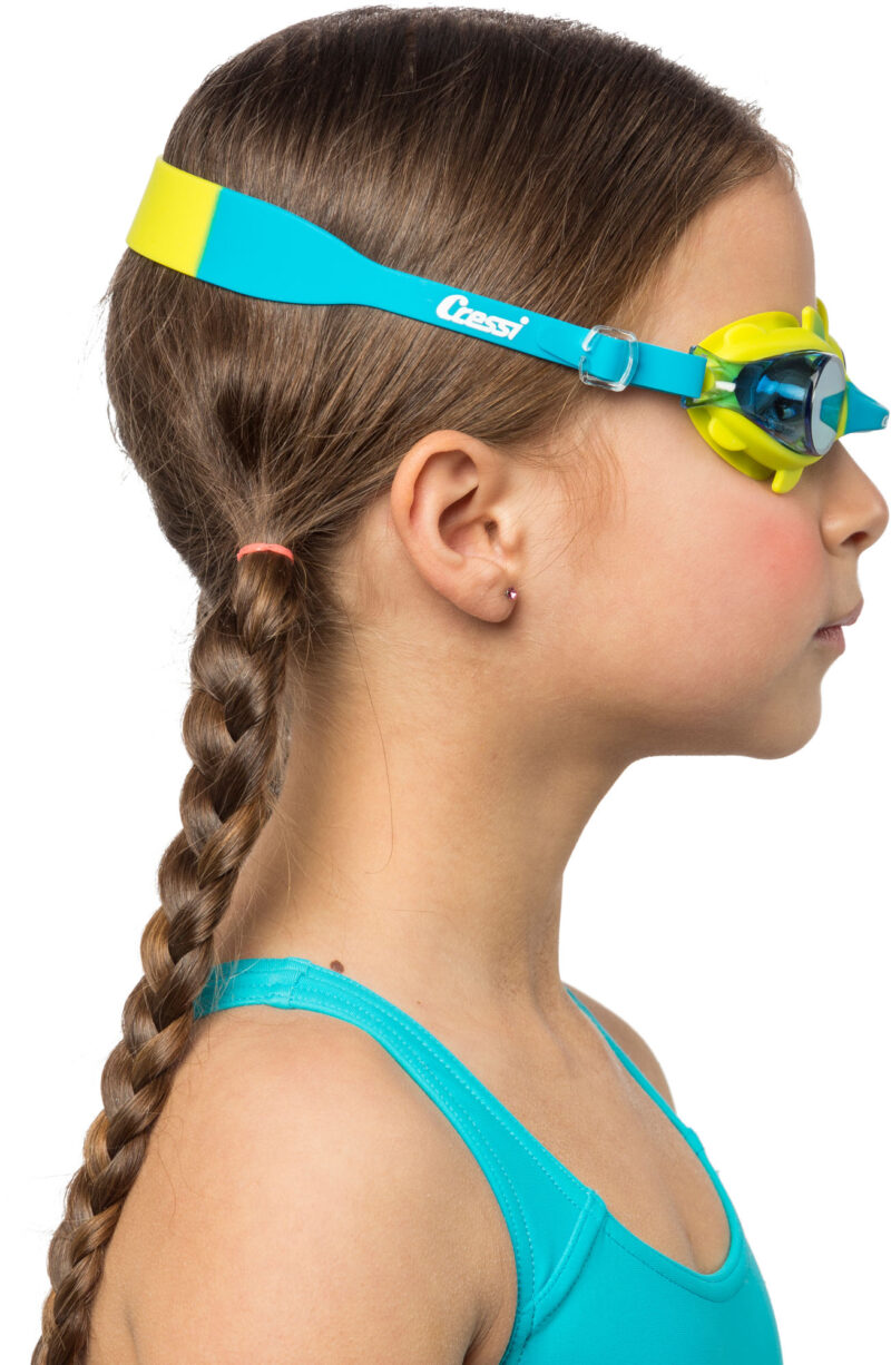 Cressi SEAHORSE KID GOGGLES GREEN/AZURE - Image 4