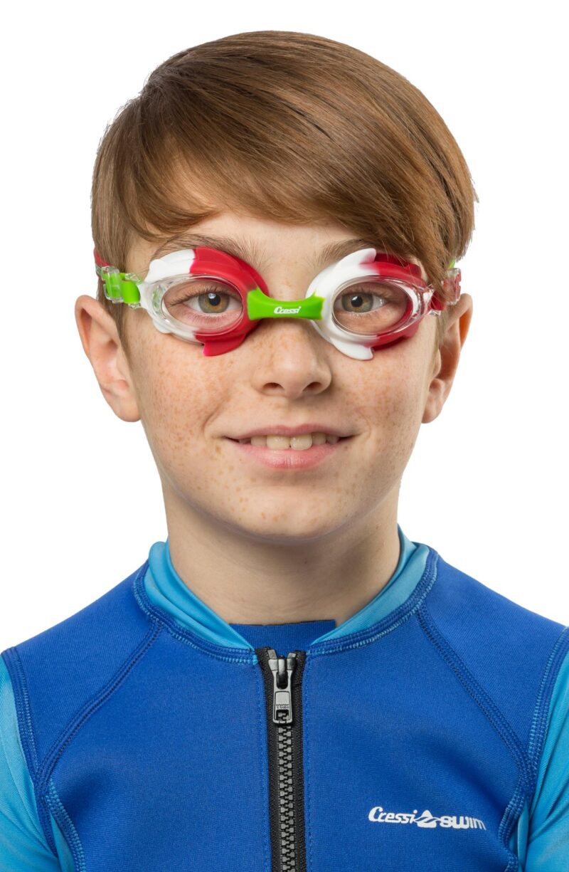 Cressi SEAHORSE KID GOGGLES GREEN/WHITE/RED - Image 4