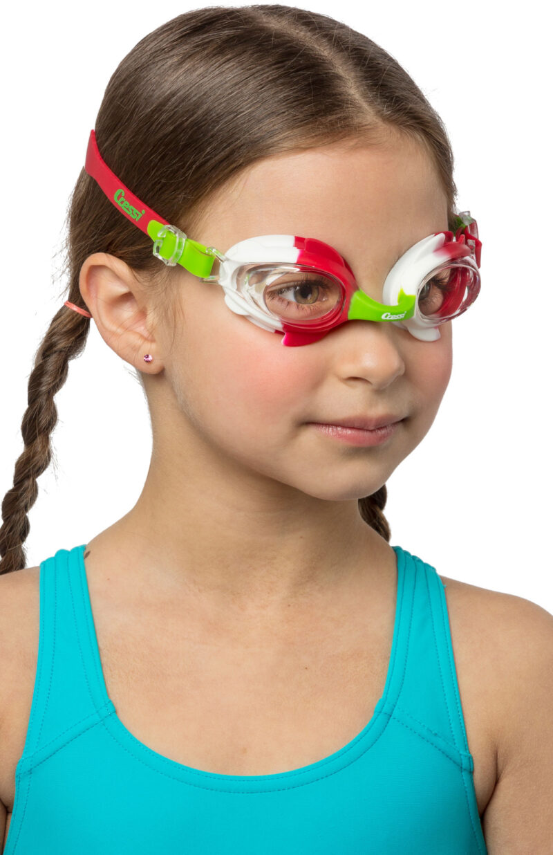 Cressi SEAHORSE KID GOGGLES GREEN/WHITE/RED - Image 7