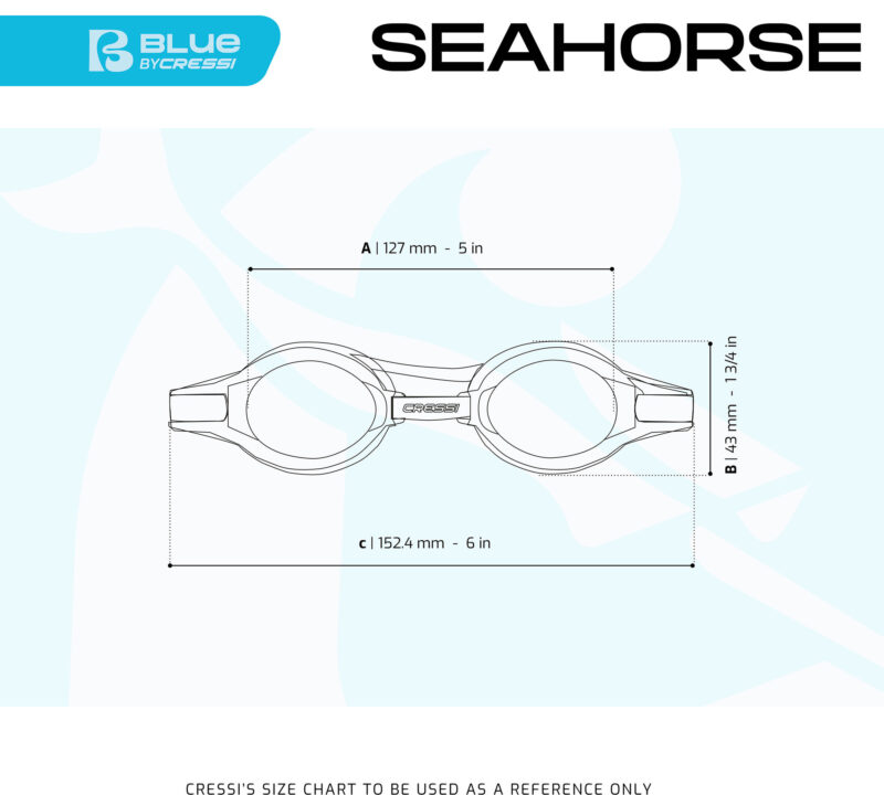 Cressi SEAHORSE KID GOGGLES GREEN/AZURE - Image 9