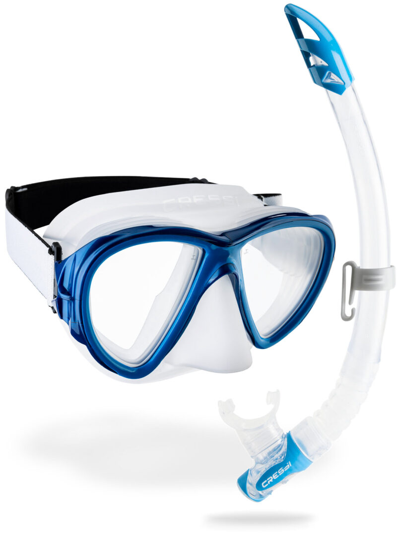 Cressi FIJI + GAMMA COMBO CLEAR/BLUE