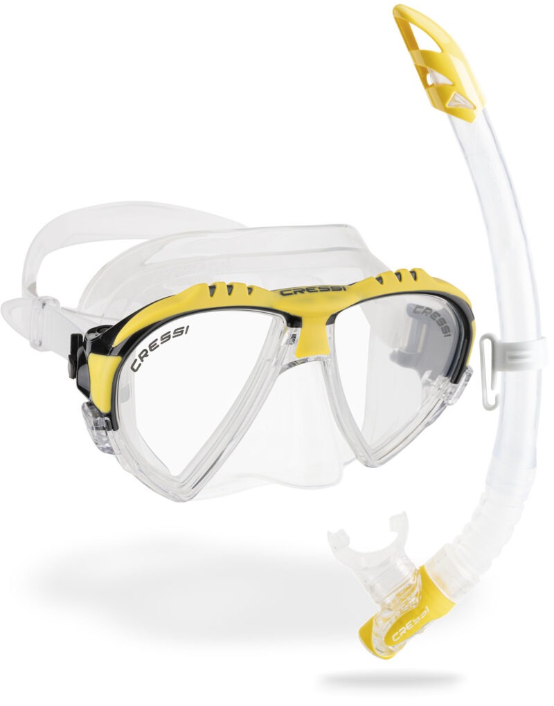 Cressi MATRIX + GAMMA COMBO CLEAR/YELLOW - Image 2