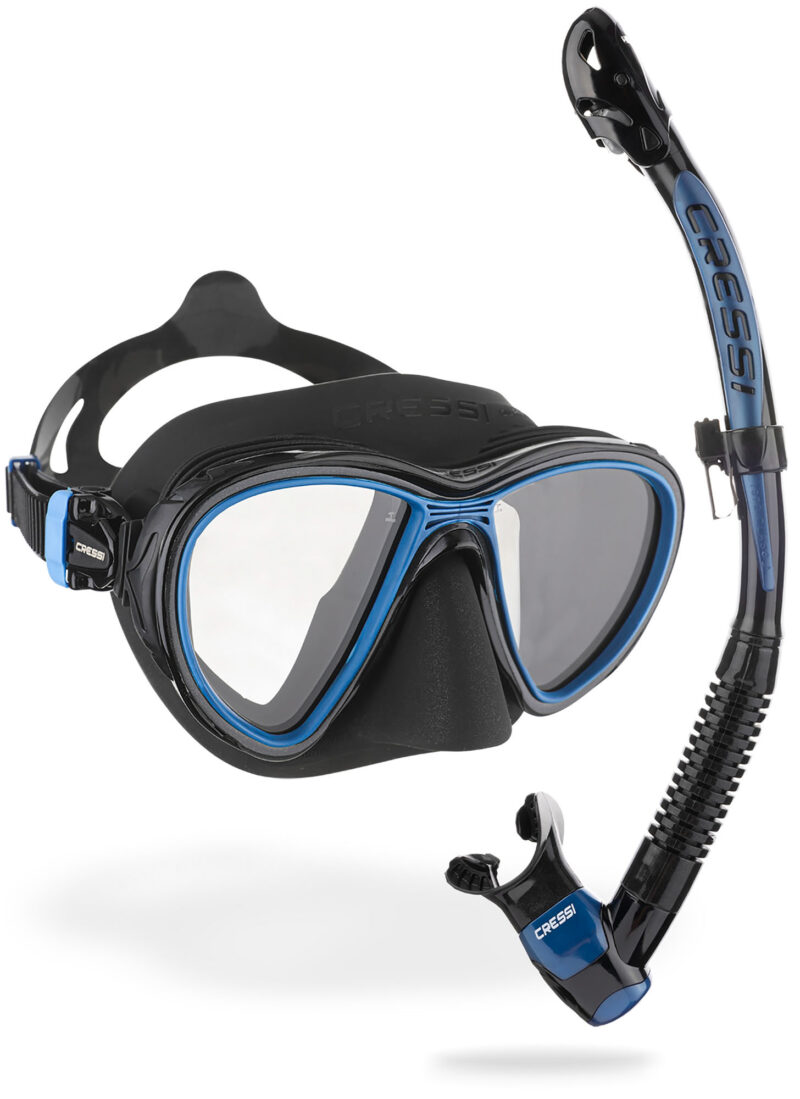 Cressi QUANTUM + ITACA ULTRA DRY COMBO BLACK/BLUE