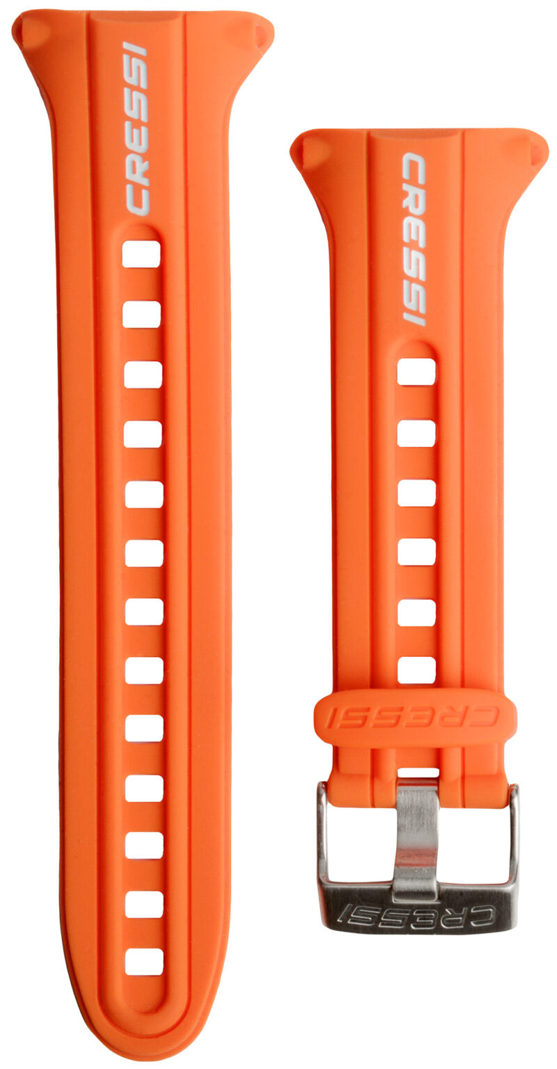 Cressi WATCH STYLE COMPUTER SILICONE BAND ORANGE/ORANGE/WHITE