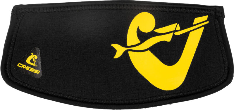 Cressi SIMPLY NEO MASK STRAP COVER - BLACK/YELLOW - Image 3